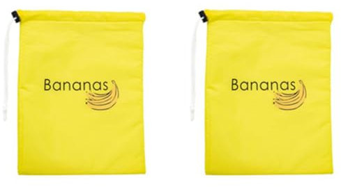 Frischhaltebeutel,2er-Pack Frischhaltebeutel FüR Bananen Und Kopfsalat,WäRmedäMmend Und StoßFest Bananenbeutel, Salatbeutel Geeignet FüR Alle Arten Von Obst Und GemüSe,28 X 39 X 1cm