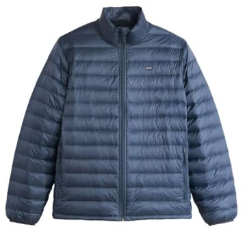 Levi's Abrigo Tobal Down Packable Mont para hombre, Blues (0001), L
