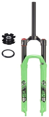 Fahrradfedergabel für Mountainbike 26 27,5 29 Mountainbike-Luft-Vorderradgabel mit manueller Steuerung Fahrradfedergabel Fahrradgabel gerade 1-1/8 Federweg 120 mm 9 mm Schnellspanner