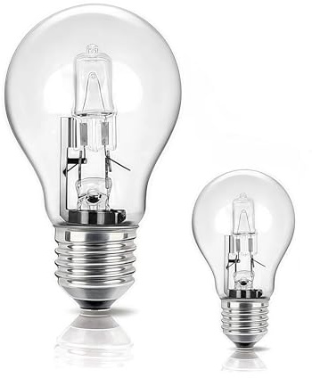 XiaoChenChen XiaoNingNing Lot de 2 Ampoules halogènes LED A55 AC 220-240 V 28 W, 42 W, 53 W, 70 W, 100 W, Style Vintage, à intensité Variable, culot E27(E27_2 PCS_53W)