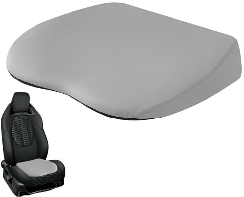 Car Booster Seat Cushion - Rebound Cushion, Booster Seat for Adults | Heavy Duty Driver Booster Seat with Backrest and Cup Holder, Orthopaedic Thickened Raised Cushion for Au