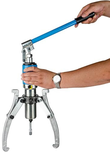 Kit di estrattori per cuscinetti idraulici, estrattore idraulico integrale 5T con 2 o 3 ganasce regolabili per cuscinetti ruota, alberi motore, mozzi, rotori, assali, pulegge, tamburi dei freni,