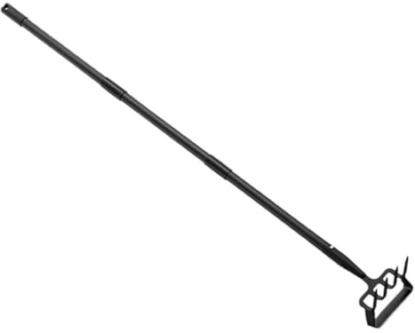DIYEAH Rastrillo De Jardín Multiusos para Deshierbe y Cultivo, Acero Inoxidable, 1.2 M, Herramienta Manual para Jardinería y Césped, Adecuado para Desbrozar y Trasplantar En Patios y Huertos