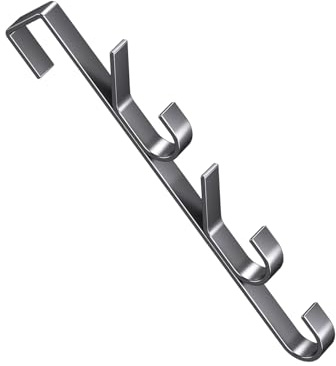 Generisch Türhänger - Türhaken von Kohlenstoffstahl | Vertikaler Konstruktionsraumsparungskleiderbügel | Saturdy Hanging Rack für Handtücher, Kleidung, Roben Taschen, Schlüssel