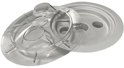 Anillo de soporte para cesta de skimmer de piscina – Adaptador para cesta de skimmer de piscina – Fijación externa e interna para manguera de piscina