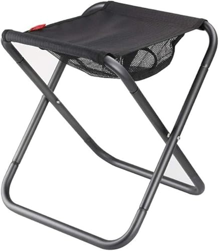 OIFAODAO, Campingpallar, hopfällbar campingpall med förvaringspåse i mesh Utomhus Slacker Stol Storlek:,Campingpall