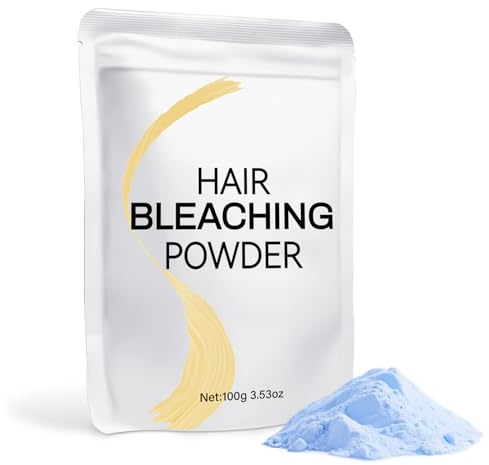 Poudre Décolorante Pour Cheveux, Décolorant Professionnel Pour Cheveux, Poudre Décolorante Puissante et Douce Pour Cheveux (100 g/3,53 oz)