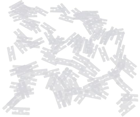 2000Pcs H Shape Balloon Clips Clear Balloon Clamps Closure No Knots Party Decoration