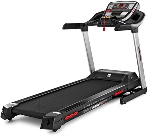 BH Klappbares Laufband Vanquish – Max. Geschwindigkeit 22 km/h – Motor 2,25 PS durchgehend, 4 PS Spitze – 12% elektrische Steigung – 6-DOT-MATRIX-LED-Bildschirme