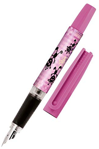 ONLINE Schreiblernfüller mit Anfänger-Feder A I Pinker Schulfüller – robust & ergonomisch I Bachelor Starter Füller Mädchen & Jungen I inkl. blauer Tintenpatrone I Made in Germany