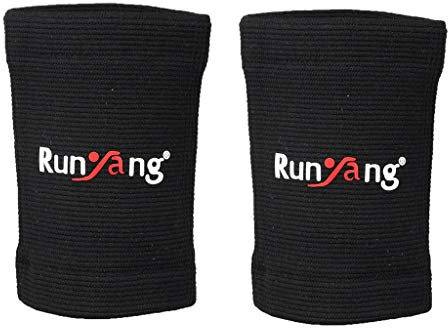 Hellery Handgelenkbandage, elastisches und atmungsaktives Handgelenkschoner zur Kompression für Tennis, Turnhalle, Sport, M