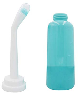 Healifty Bottiglia Per Bidet Portatile Irrigatore Per Parti Intime Donna in Gravidanza E Puerpera Con Copertura Antipolvere Controllo Flusso Riutilizzabile 7.28X2.95