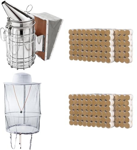 Bienenzucht-Werkzeug-Set für Anfänger, Imker, Aikultur-Set – Bienenstock, Räucher-Set, Bienenzucht-Ausrüstung, Zubehör