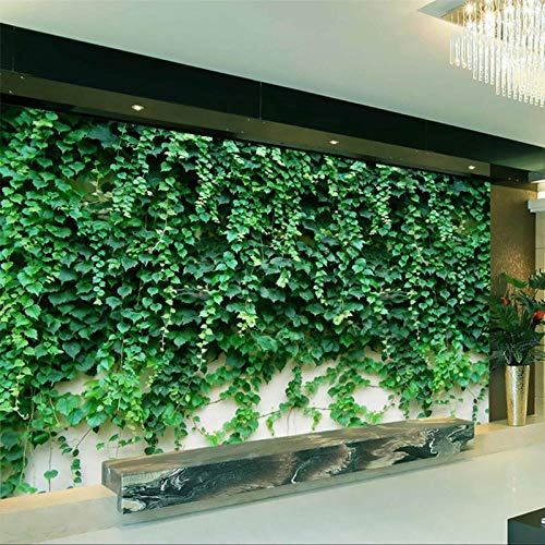 Photo Papier Peint 3D Boston Lierre Vert Plante Murale Hôtel Salon Tv Canapé Toile De Fond Mur Décor À La Maison Papier Peint 3D,400(W)*280(H)Cm