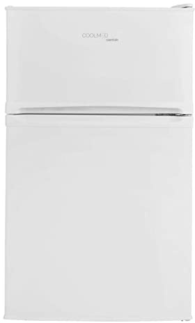 Coolmed CMST125 88L White Freestanding Under Counter 2 Door Fridge Freezer