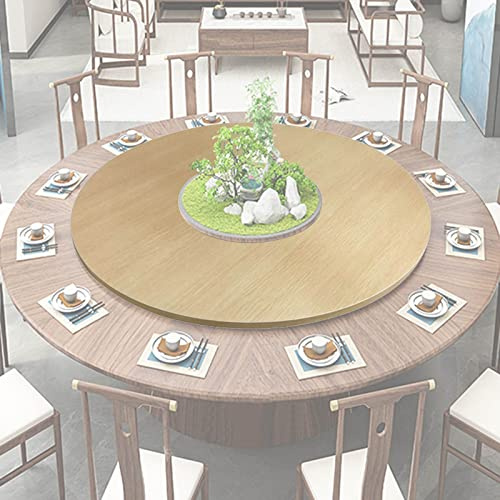 Plateau De Service Rotative Pour Table À Manger, 70/80/90cm Lazy Susan Plateau Tournante Rond, Table Tournante En Bois, Plateau Pivotant À Rotation, Roulement Silencieux ( Color : G , Size : 100cm-39i