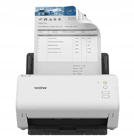 Brother Desktop Scanner - Duplex Nordic Language, ADS4100TF1