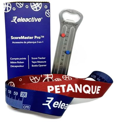 Elecactive® ScoreMaster Pro™ Boccia-Punkt-Zähler mit integriertem Flaschenöffner und Trageband (eingetragenes Modell EUIPO)