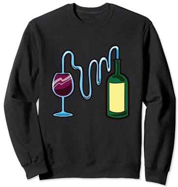 Wine for pharmacist with wine bottle Sweatshirt