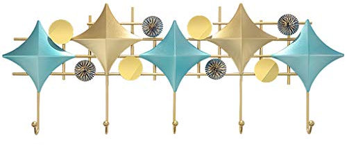 Wandgarderobe Wandgarderobe, Türgarderobe, nordischer moderner kreativer Garderobenhaken, Wandaufhänger (5 Haken) Kleiderhaken Wand