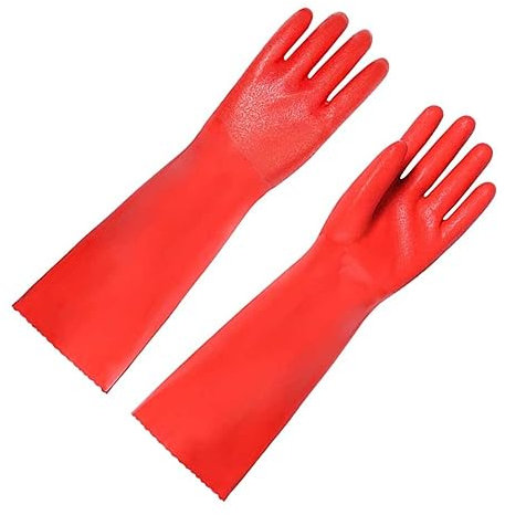 Healeved Heavy Duty Washing Gloves Thicken Dishwashing Gloves for Kitchen Cleaning Non-slip