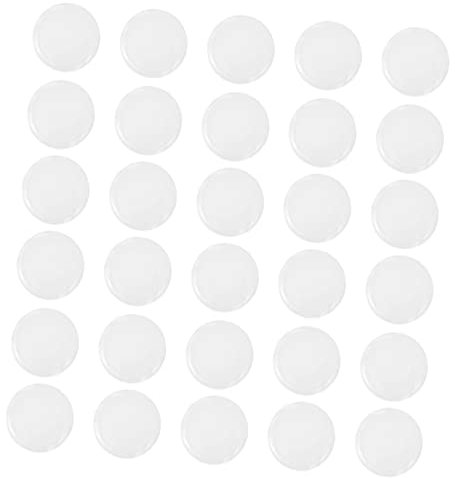 Tofficu 90piezas Pegatinas De Gel Transparentes Para Póster Stickers Epóxicos Redondos De Adhesivos Prácticos Para Protección De Paredes y Puertas