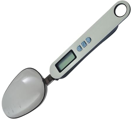 Balanza de cuchara medidora, balanza de cuchara métrica para alimentos digitales,Cucharas de medición electrónicas Balanza de cuchara digital con pantalla LCD - Báscula de cuchara digital, balanza