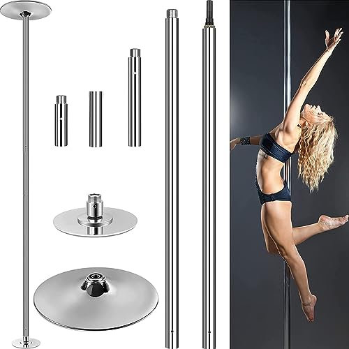Pole Dancing Stång, 45 mm Statisk, Fitness Exercise Stripper, Pole Dancing Kit Justerbar höjd för nybörjare, amatörer och proffs