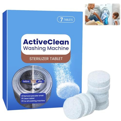 Washing Machine Cleaner Deep Clean,Washer Cleaner,Active Washing Machine Clea-Ner,Removes Odor, Grime & Build-Up,Maintenance,No Residue,For Inside Drum And Laundry Tub Seal,Suitable For Most Models