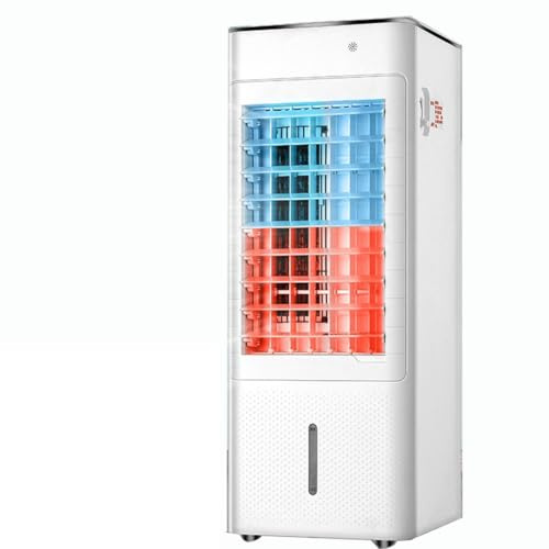 GWFBLID Aire Acondicionado portátil Frío y Calor Ventilador de Enfriamiento con 3 velocidades Temporizadores de 12 H Táctil/Mando a Distancia Humidificador Enfriador de Aire Portátil para Dormitorio