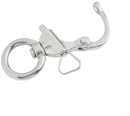 Gancio a scatto in acciaio inossidabile 316 a sgancio rapido facile da usare per vela e sartiame