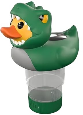 Distributeur de chlore pour canard de piscine - Polyvalent - Haute efficacité - Support pour comprimés - Décoration flottante - Accessoire de spa - Distributeur de comprimés de chlore pour une