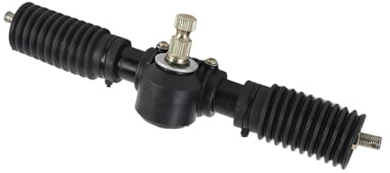HELEVIA Conjunto de Piñón de la Rejilla de Engranaje de Dirección Asistida 30T 295 Mm de Largo con Buje de Goma para Go Kart Atv UTV Quad