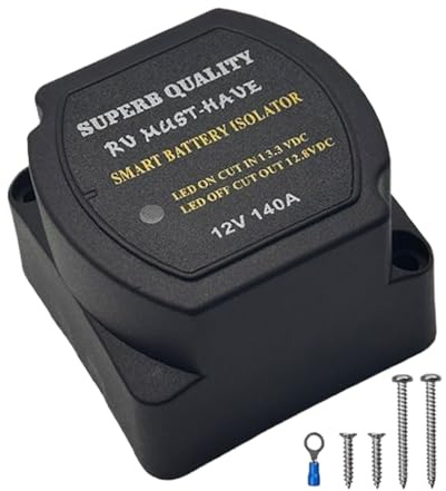 Separatore di batterie marine, 12 V, separatore di carica dipendente dalla tensione, sistema di prevenzione di sicurezza per auto marine, camper, ecc