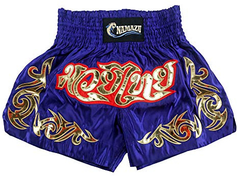 NAMAZU Muay Thai Shorts for Men and Women, High Grade MMA Gym Boxing Kickboxing Shorts Workout Training Grappling Martial Arts Fight Shorts Clothing.