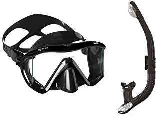 Mares i3 + Ergo Dry Maskenset Schnorchelset (schwarz/schwarz)