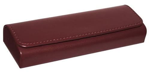 Birsppy LuxCase Brillenetui hart Berlin Echtleder Magnetverschluss Handgefertigte Brillenetui Sonnenbrillen Brillenschutz Halter Tagesbrille Lesung Männer Frauen Unisex