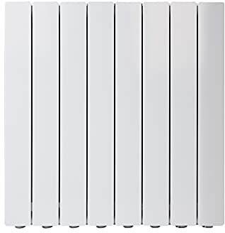 Fondital V693AM04408 Radiatore in alluminio pressofuso Blitz Super B4, 600 mm, 8 elementi, bianco