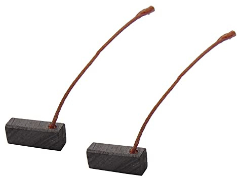 2x Trade-Shop Motorkohlen Kohlebürsten Schleifkohlen 5 x 6 x 15mm 12-24V für verschiedene KFZ-Motoren Rolltor Garagentor Antriebe Lichtmaschine