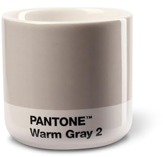 PANTONE Porzellan Macchiato Thermobecher, Warm Gray 2 C