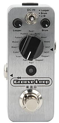 Pedal Micro Looper, máximo efecto de grabación en bucle de 20 minutos Sobregrabación ilimitada de baja impedancia para guitarras eléctricas