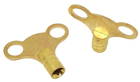fiXte® Radiator Plumbing Bleed Bleeding Key Keys Solid Brass Vent Venting Air Valve