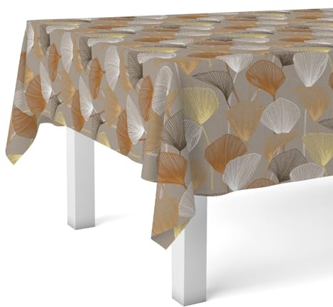 Martina Home Wachstuchtischdecke Duero, 140 x 140 cm, Braun