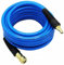 YOTOO Tubo per aria compressa in PVC 5 m lungo 10 mm ID X 14 mm AD 300 PSI con connettori a innesto rapido Germania da 1/4 e limitatori di curvatura