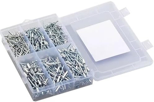 Blindnieten, geschlossenes Aluminium, M3,2, M4, M5, Senkkopf, Blindnieten GB12618, Popnieten für Möbel, 500 Stück