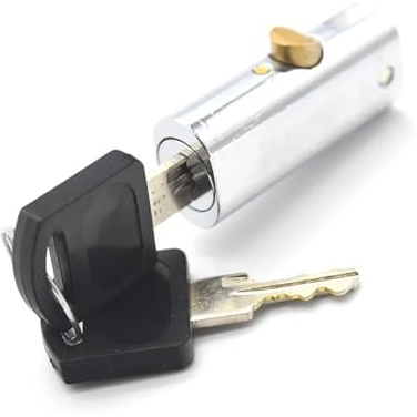 xiAzyuSP Schließzylinder, Push-Schiebeschrank-Schließzylinder for Werkzeugkasten, Aktenschrank, Büro, Schublade, Luftaufbewahrungsbox, 1 Stück(Same Key)