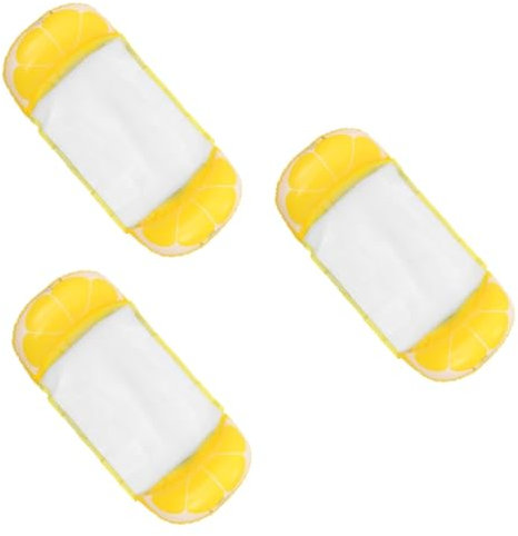 POPETPOP 3pcs Foldable Pool Floating Hammock Mesh Drifting Mat for Swimming Pool Relaxation Lightweight Accessory