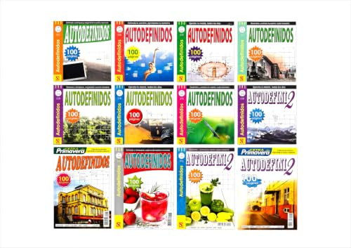 Autodefinidos Variados Pack de 4 Libros Surtidos Entretenimiento Y Desafío para Adultos Edición Actualizada Nuevos Modelos