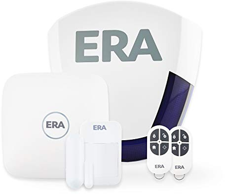 ERA Protect Deter Smart Alarm Kit with Replica Siren – Wireless Home Security System with App Control, Motion & Door Sensors – Expandable DIY Installation