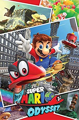 Super Mario Odyssey 'Collage' Maxi Poster,61 x 91.5 cm